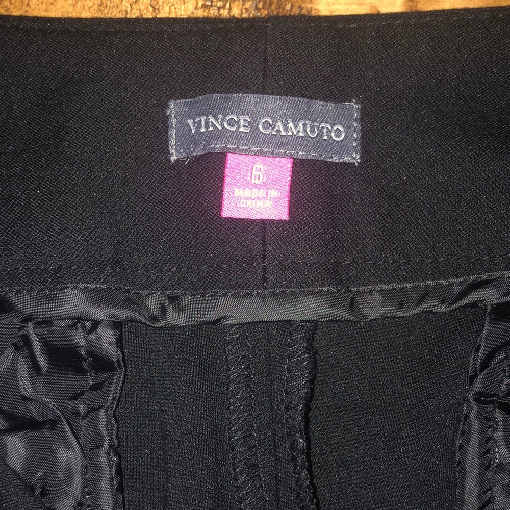 Vince Camuto Black Trouser Stretch Leggings Size 6 - Picture 4 of 7